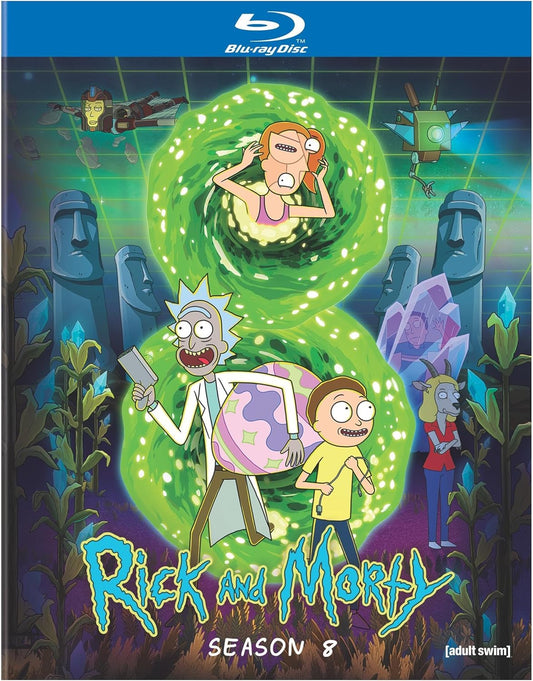 Rick and Morty: The Complete Eighth Season (Blu-ray) Brand New • Factory Sealed • Official