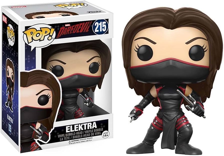 Funko POP! Marvel Daredevil #215 - Elektra + PROTECTOR!