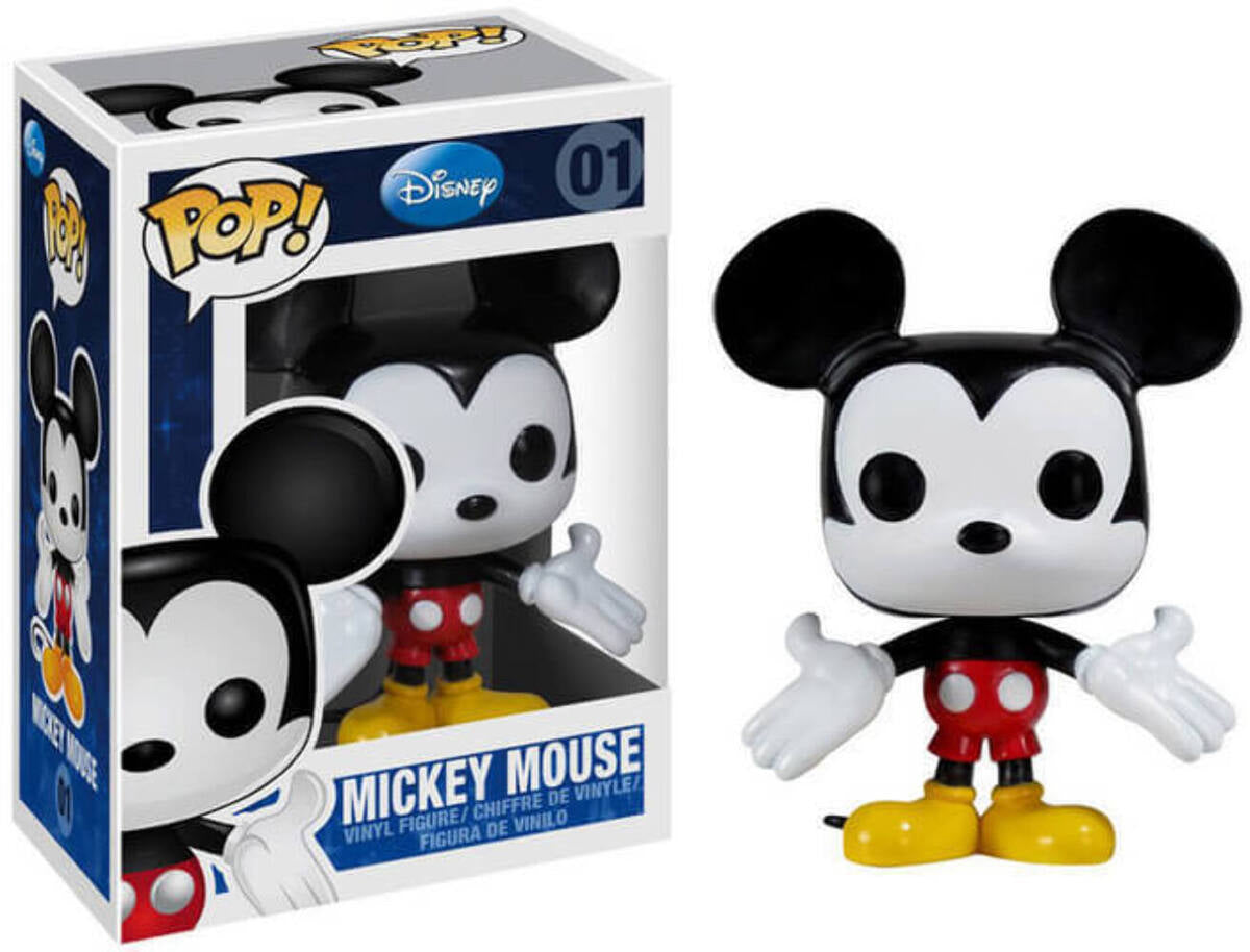 Funko Pop! Disney Mickey Mouse 01 (VAULTED) + Free Protector