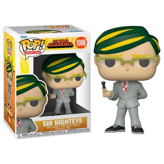 Funko POP! Animation: My Hero Academia - Sir Nighteye #1006 + PROTECTOR!