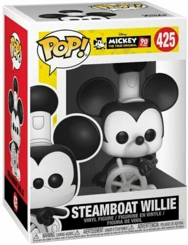 Funko Pop! Disney Mickey The True Original 90 Years Steamboat Mickey 425 + Free Protector