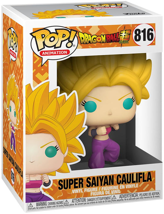 Funko Pop! Dragon Ball Super Super Saiyan Caulifla 816 (VAULTED) + Protector