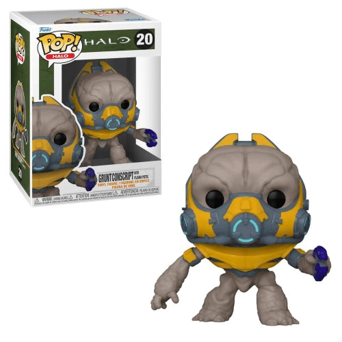 Funko Pop! Halo Grunt Conscript with Plasma Pistol 20 + Pop Protector