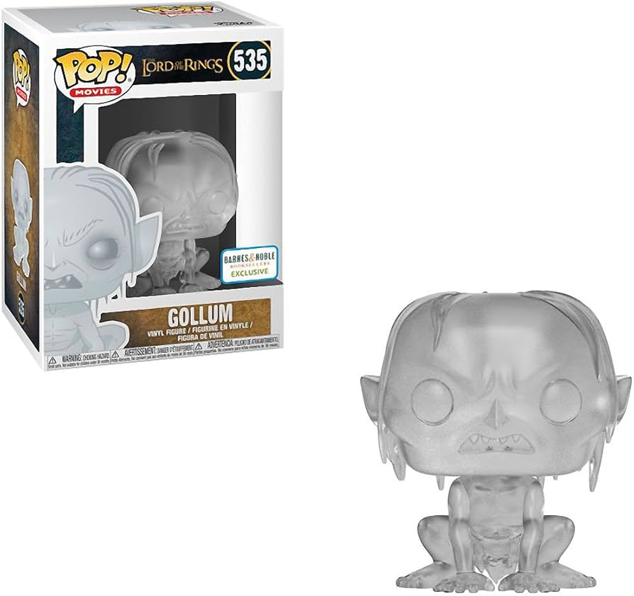 Funko Pop! The Lord Of The Rings - Gollium (Invisible) 535 Barnes & Noble Booksellers Exclusive (VAULTED) + Free Protector