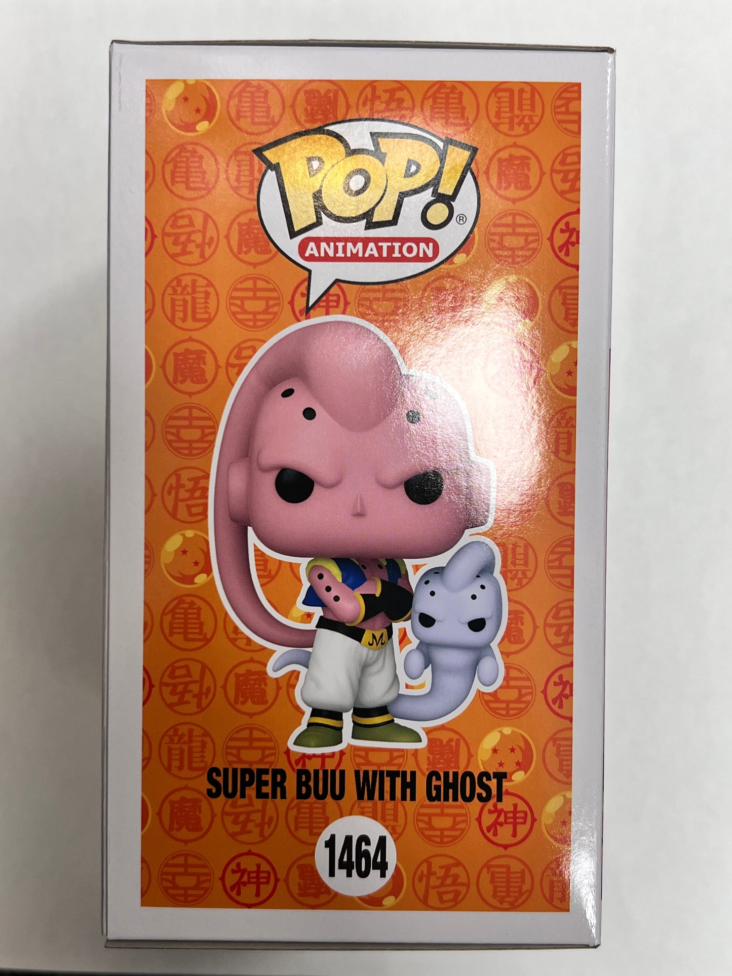 Funko Pop! Dragon Ball Z - PSA Certified Autograph Signed by Justin Cook Super Buu with Ghost 1464 GLOW CHASE Chalice Collectibles Exclusive Figure + Pop Protector