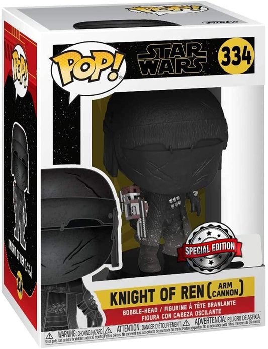 Funko Pop! Star Wars - Knight of Ren (Arm Cannon) 334 Special Edition Figure + Pop Protector