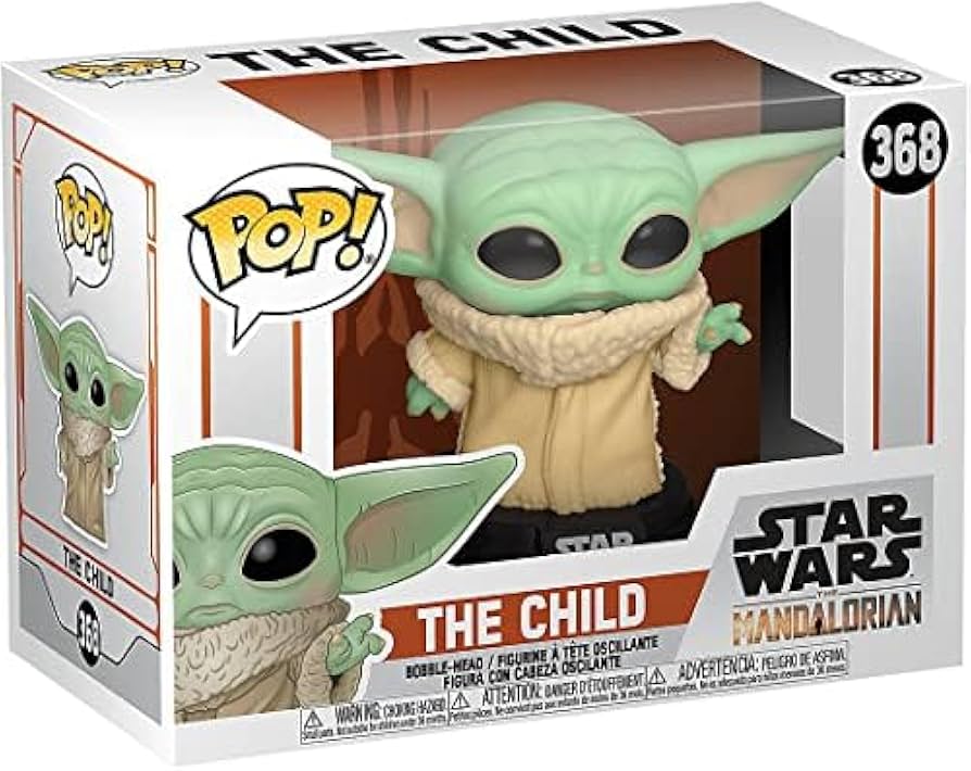 SALE!!! Funko Pop! Star Wars The Mandalorian Baby Yoda The Child #368 Vinyl + PoP Protector