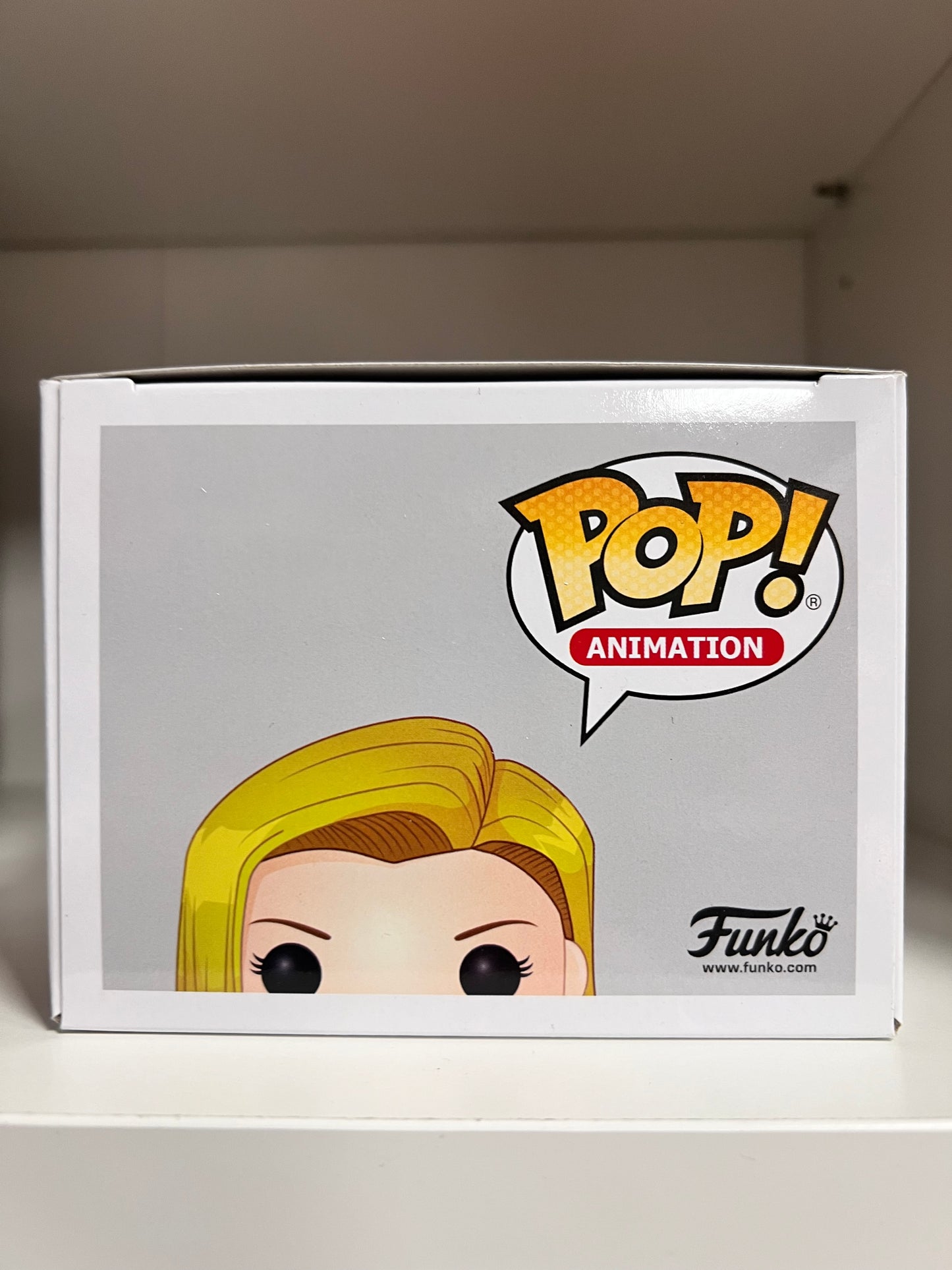 Funko Pop! Dragon Ball Z - JSA Certified Autograph Signed by Colleen Clickenbeard Android 18 530 Figure + Pop Protector