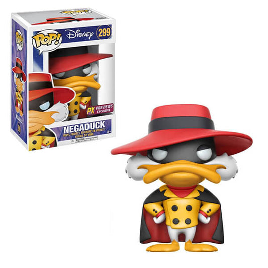 Funko Pop! Disney Darkwing Duck Negaduck 299 PX Previews Exclusive + Free Protector