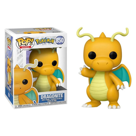 Funko Pop! Pokémon Dragonite 850 + Free Protector (slight box ware)
