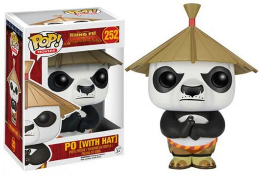 Funko Pop! DreamWorks Kung Fu Panda - Po (with hat) 252 + Free Protector (VAULTED)