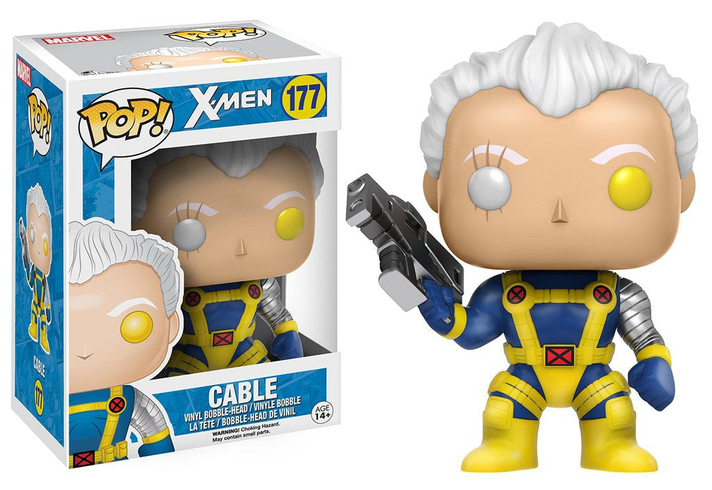 Funko Pop! Marvel X-Men Cable 177 (VAULTED) + Free Protector