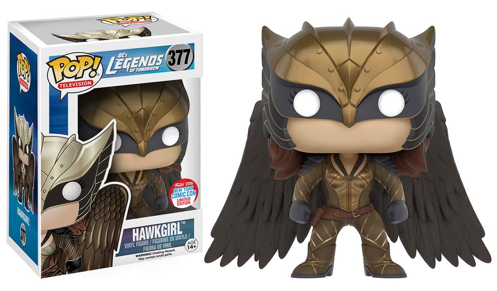 Funko Pop! DC’s Legends of Tomorrow - Hawkgirl 377 Funko 2016 New York Comic Con Exclusive (VAULTED) (box ware) + Free Protector