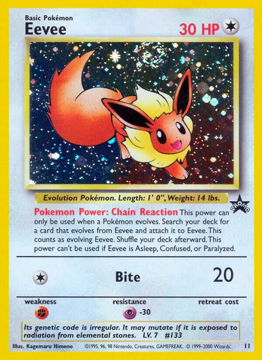 Pokemon TCG! Eevee - WoTC Promo (PR)
