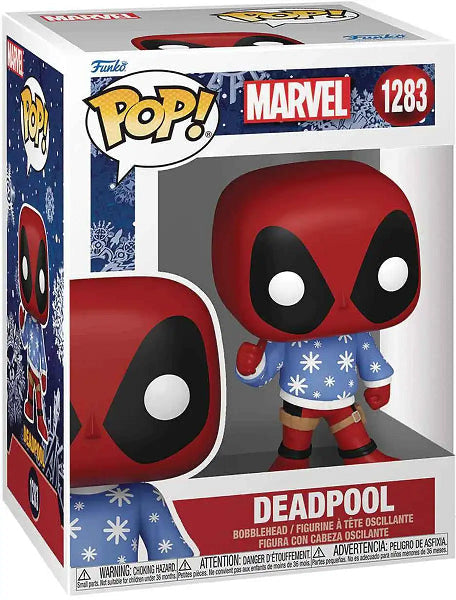 Funko Pop! Marvel Holiday Deadpool 1283 + Free Protector