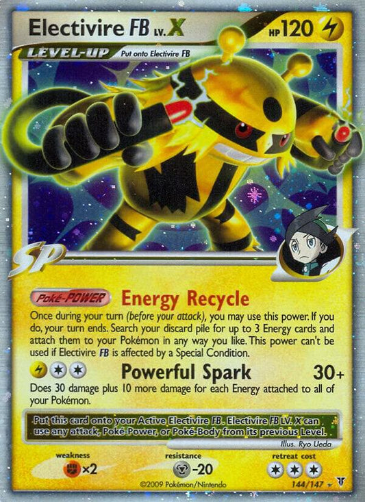 Pokemon TCG! Electivire FB Lv.X - Supreme Victors (SV)