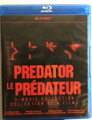 Predator / Le Prédateur – 4-Movie Blu-ray Collection (Includes Predator 1–4)