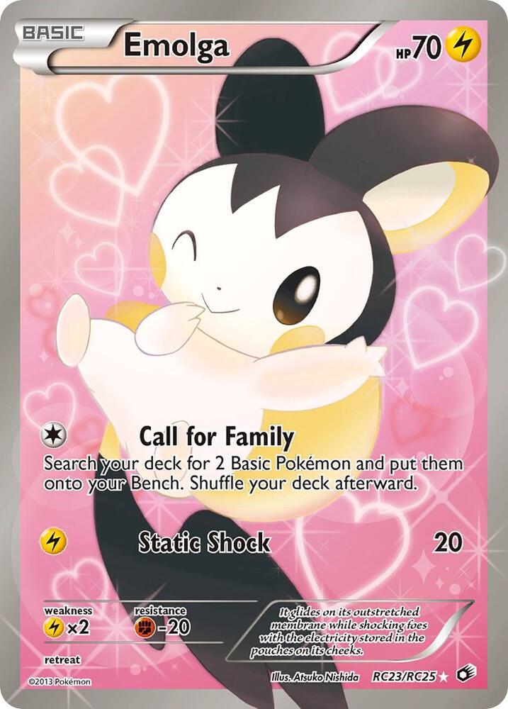 Pokemon TCG - Emolga (Full Art) - Legendary Treasures: Radiant Collection (LTR) (MP/LP)