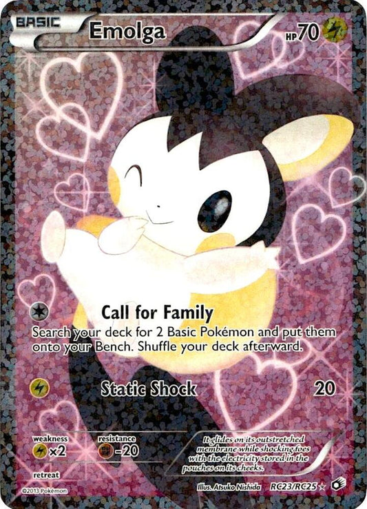 Pokemon TCG! Emolga (Full Art) - Legendary Treasures: Radiant Collection (LTR) LIGHTLY PLAYED