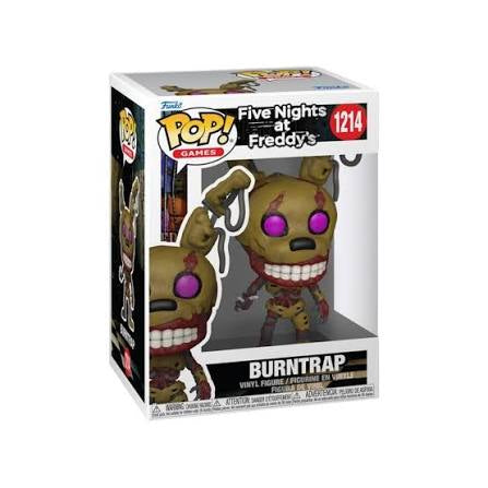 Funko Pop! Five Nights at Freddy’s (FNAF) Burntrap 1214 Figure + Pop Protector