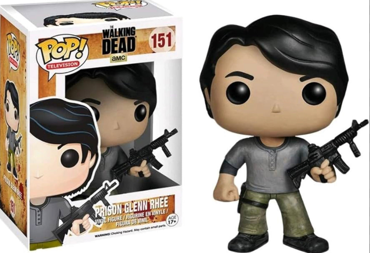 Funko Pop! The Walking Dead - Prison Glenn Rhee 151 + Protector (VAULTED)