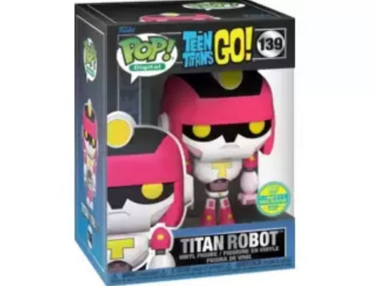 Funko Pop! Teen Titans Go! Titan Bot 139 NFT Release 999 pcs + Free Protector