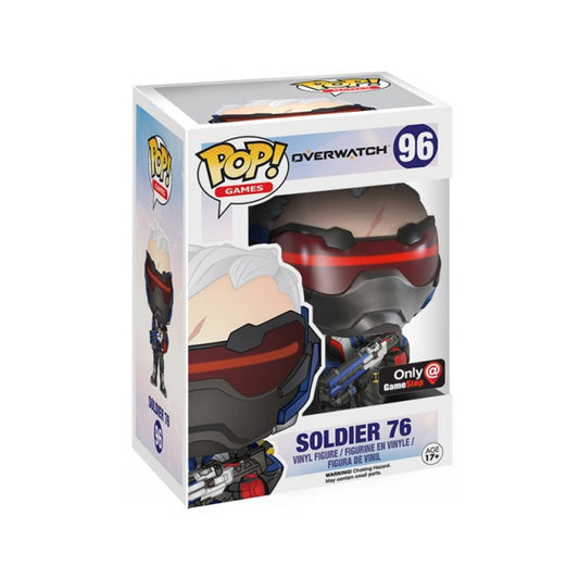 Funko Pop! Overwatch Soldier : 76 96 GameStop Exclusive + Pop Protector