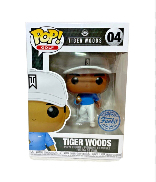 Funko Pop! Tiger Woods 04 Funko Special Edition + Free Protector