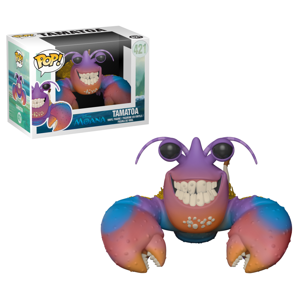 Funko Pop! Disney Moana Tamatoa 421 + Free Protector