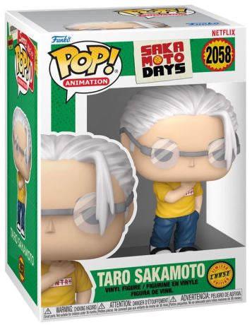 Funko Pop! Sakamoto Days - Taro Sakamoto 2058 CHASE Figure + Pop Protector