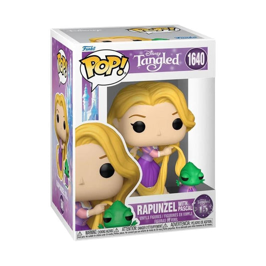 Funko Pop! Disney Tangled 15th Anniversary - Rapunzel with Pascal 1640 Figure + Pop Protector