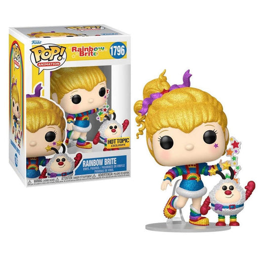 Funko Pop! Rainbow Brite and Sprite 1796 Diamond Hot Topic Exclusive + Pop Protector