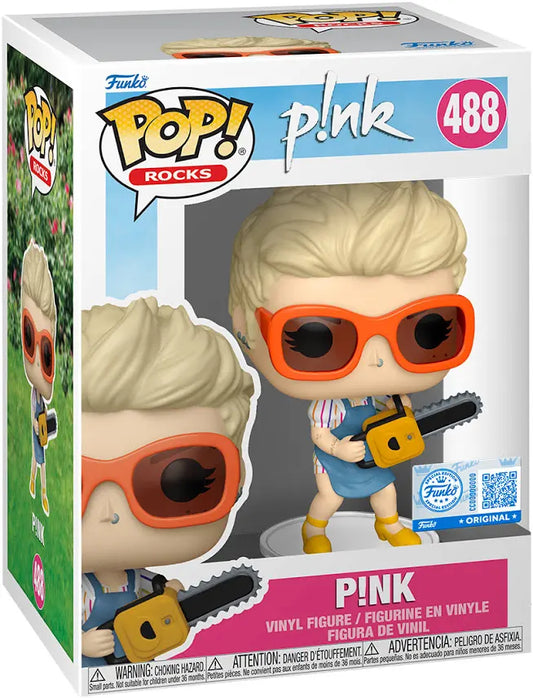 Funko Pop! Rocks : P!nk 488 Funko Special Edition Figure + Pop Protector
