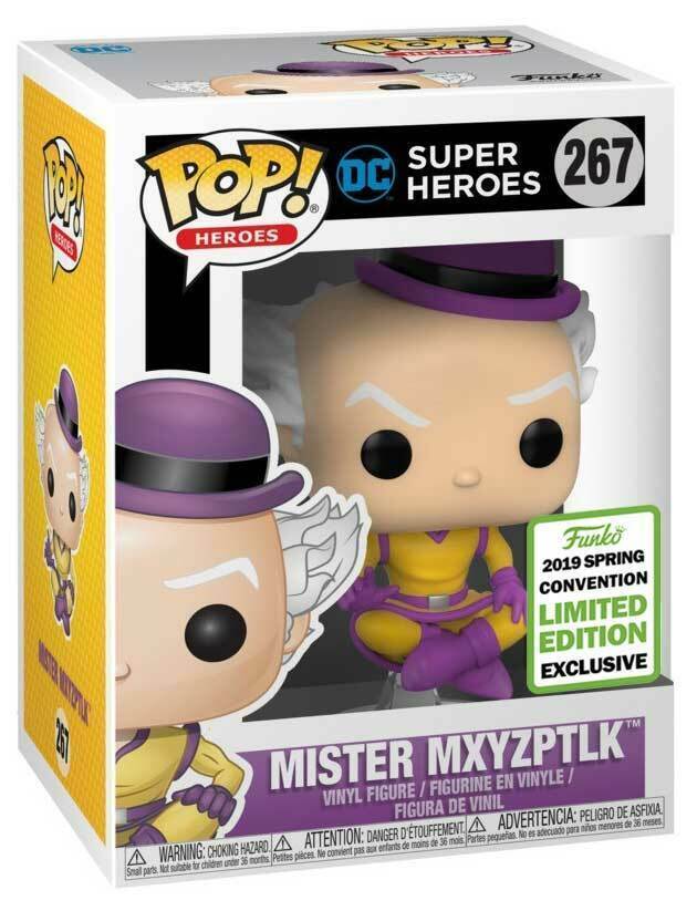 Funko Pop! DC Super Heroes - Mister Mxyzptlk 267 Funko 2019 Spring Convention Exclusive (VAULTED) + Pop Protector