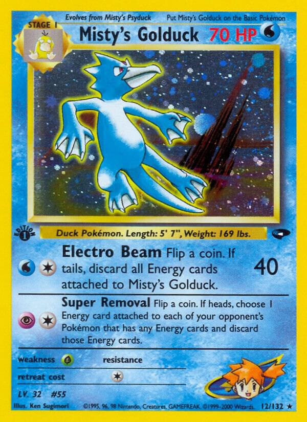 Pokemon TCG! Misty's Golduck - Gym Challenge (G2)