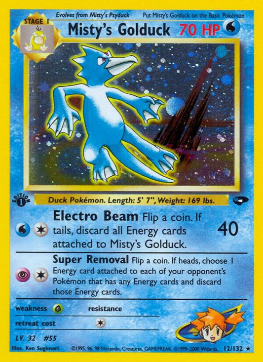 Pokemon TCG! Misty's Golduck - Gym Challenge (G2)