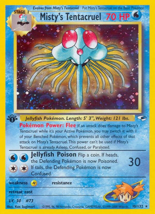 Pokemon TCG! Misty's Tentacruel - Gym Heroes (G1) Unlimited Version