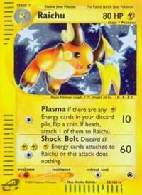 Pokemon TCG! Raichu (25) - Expedition (EX)