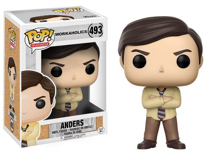 Funko Pop! Workaholics - Anders 493 Figure + Pop Protector (Box Wear)