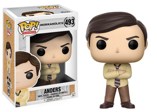 Funko Pop! Workaholics - Anders 493 Figure + Pop Protector (Box Wear)