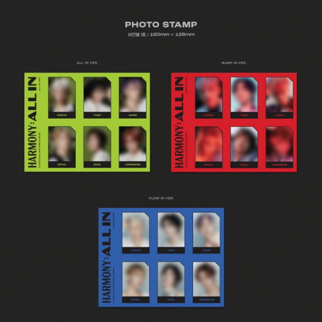K-POP P1HARMONY - HARMONY : ALL IN (6TH MINI ALBUM) (3 VERSIONS)