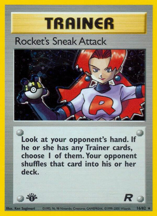 Pokemon TCG! Rocket's Sneak Attack (16) - Team Rocket (TR) (Unlimited)