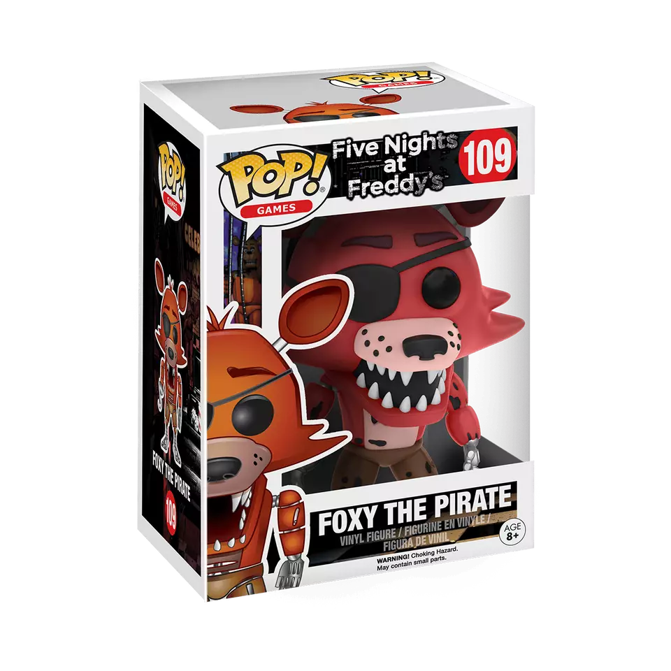 Funko Pop! FNAF: Five Nights at Freddy's Foxy The Pirate #109 + PoP Protector