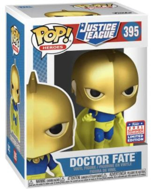 Funko POP! Heroes: Justice League #395 - Doctor Fate 2021 Summer Convention + PROTECTOR!