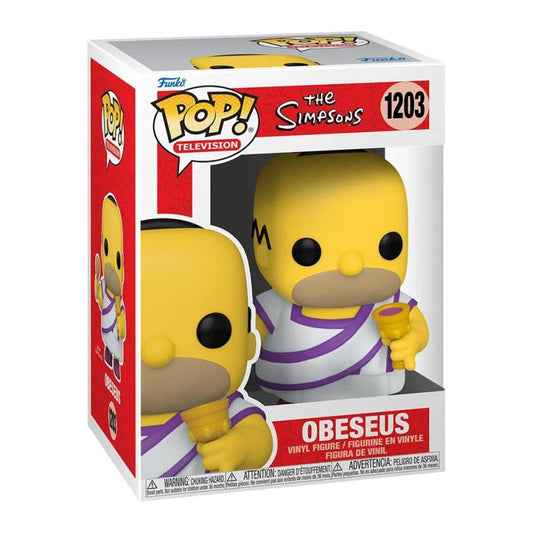 Funko POP! Television: The Simpsons - Obeseus #1203 + PROTECTOR!