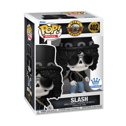 Funko Pop! Guns N Roses - Slash 402 Funko Shop Exclusive + Pop Protector