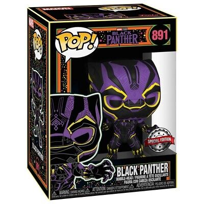 Funko PoP! Marvel Studios Black Panther Blacklight Special Edition 891