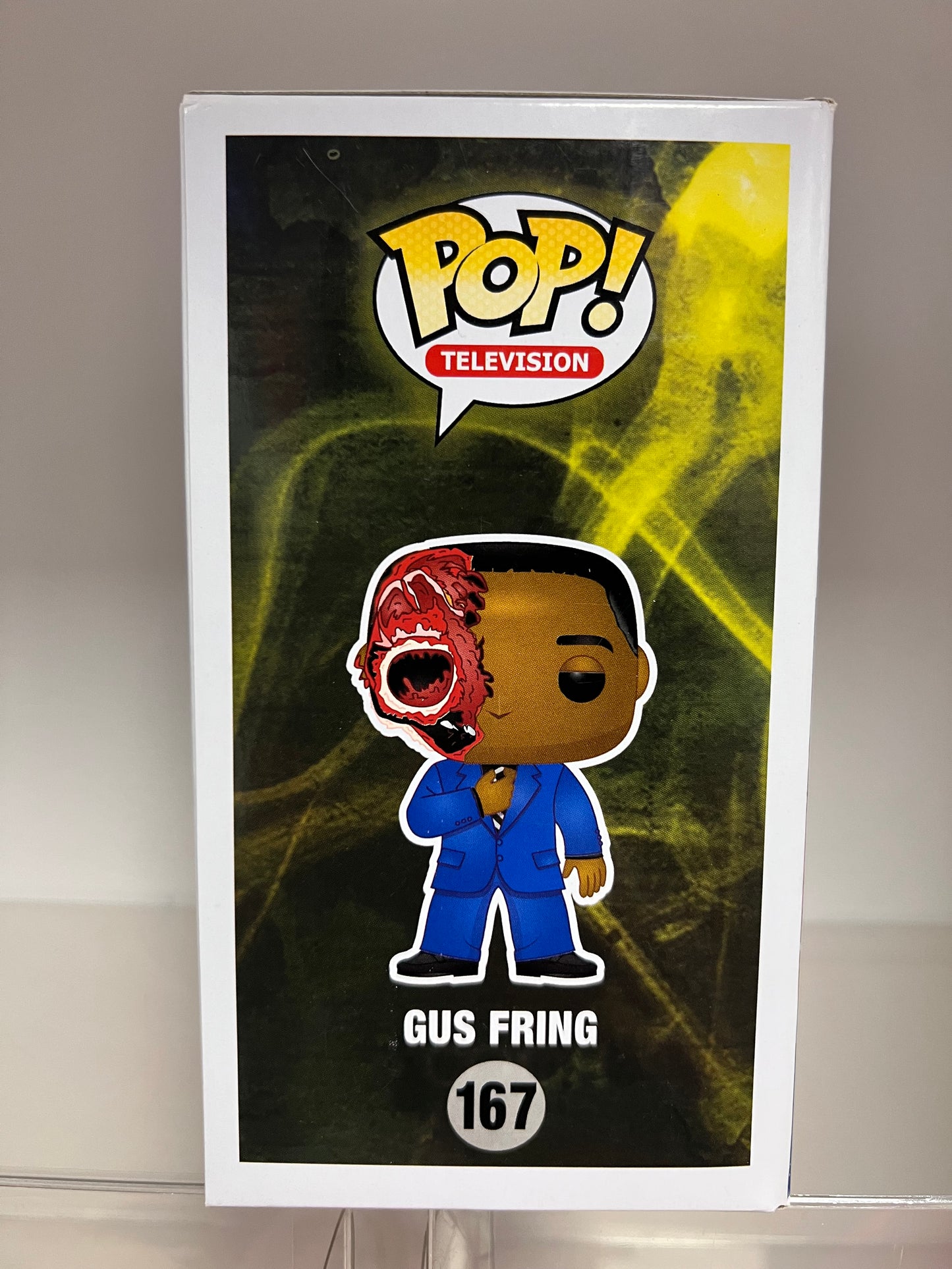 Funko Pop! Breaking Bad - Gus Fring 167 VAULTED RARE Figure + Pop Protector