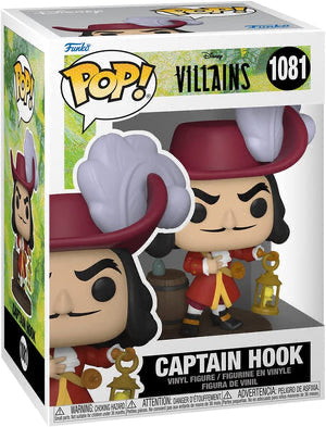 Funko Pop! Disney Villains Captain Hook 1081 + Free Protector