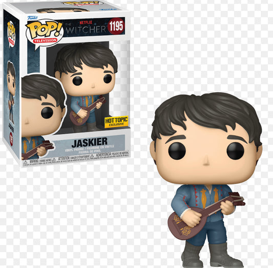 Funko Pop! Netflix The Witcher Jaskier 1195 Hot Topic Exclusive + Free Protector